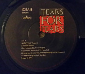 Tears For Fears : Shout (7", Single, Pap)