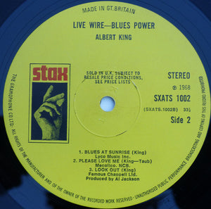 Albert King : Live Wire / Blues Power (LP, Album)