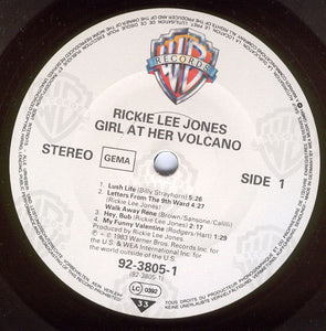 Rickie Lee Jones : Girl At Her Volcano (10", Album, EP)