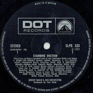 Count Basie : Standing Ovation (LP, Album)