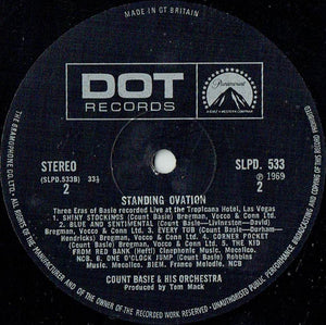 Count Basie : Standing Ovation (LP, Album)