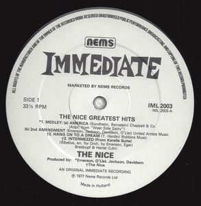 The Nice : Greatest Hits (LP, Comp)