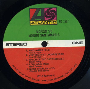 Mongo Santamaria : Mongo '70 (LP, Album)