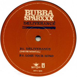Bubba Sparxxx : Deliverance (12")