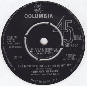 Herman's Hermits : Something's Happening  (7", Single, 4 P)