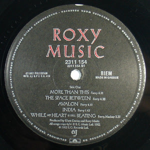 Roxy Music : Avalon (LP, Album)