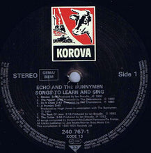 Load image into Gallery viewer, Echo &amp; The Bunnymen : Songs To Learn &amp; Sing (LP, Comp)
