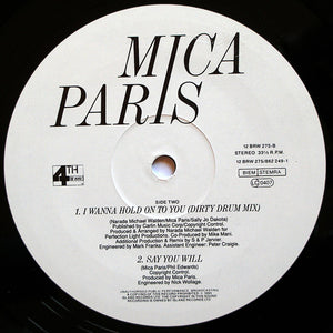 Mica Paris : I Wanna Hold On To You (12")