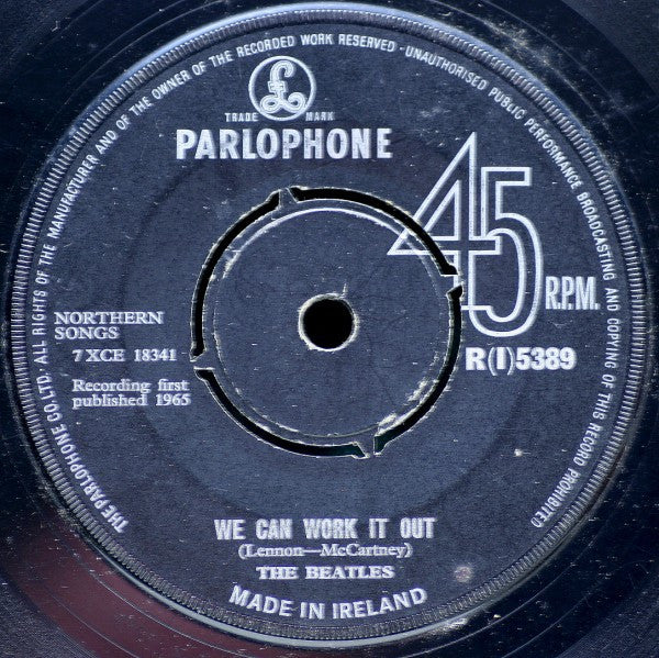 The Beatles : We Can Work It Out / Day Tripper (7