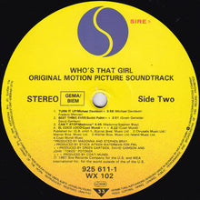 Load image into Gallery viewer, Madonna : Who&#39;s That Girl (Original Motion Picture Soundtrack) (LP, Album)
