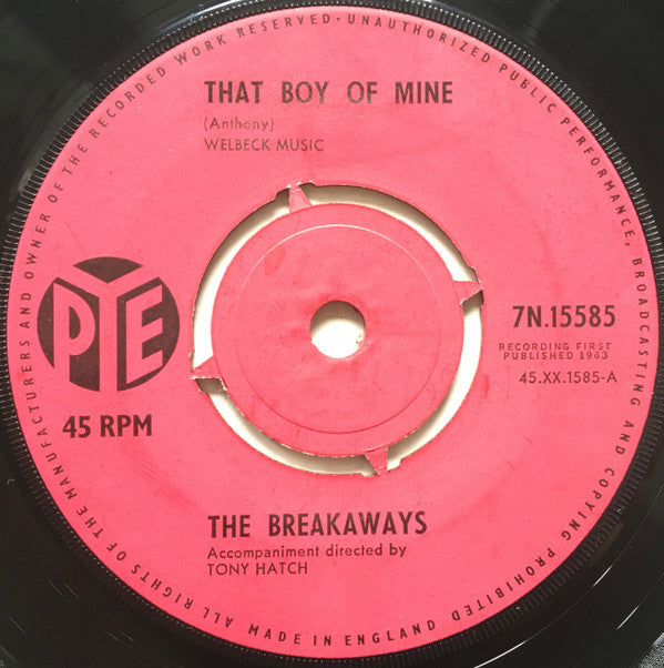 The Breakaways : That Boy Of Mine (7