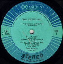 Load image into Gallery viewer, David Houston : David Houston Sings (LP, Album)
