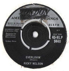 Ricky Nelson (2) : Everlovin' (7", Single)