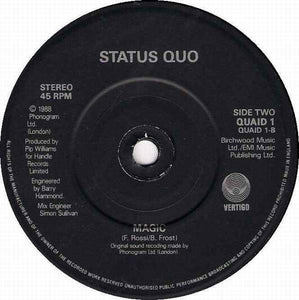 Status Quo : Running All Over The World (7", Single, Bla)