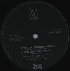 Talk Talk : Living In Another World (12", Single)