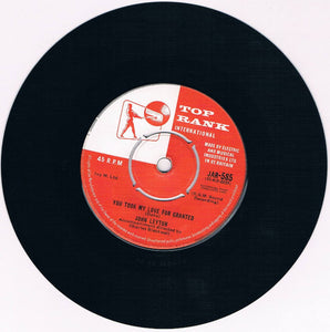 John Leyton : Wild Wind / You Took My Love For Granted (7", Single)