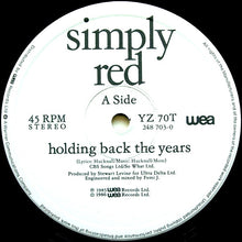 Load image into Gallery viewer, Simply Red : Holding Back The Years (12&quot;, PRS)
