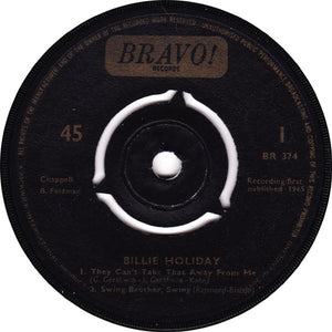 Billie Holiday : Billie Holiday (7", EP)