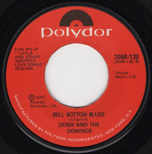 Derek & The Dominos : Layla / Bell Bottom Blues (7", Single)