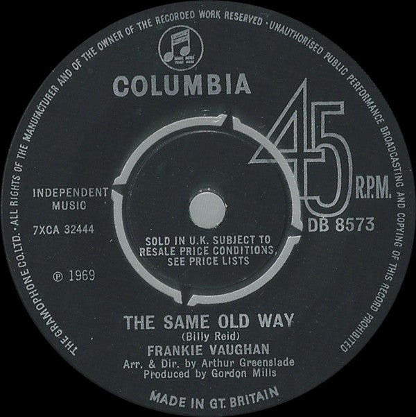 Frankie Vaughan : The Same Old Way (7