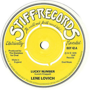 Lene Lovich : Lucky Number (7", Single, Com)