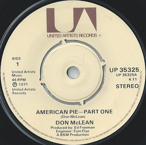 Don McLean : American Pie (7