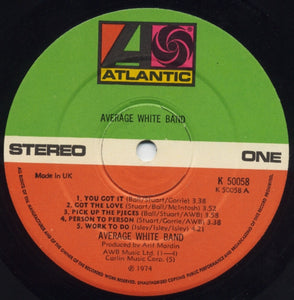 Average White Band : AWB (LP, Album)