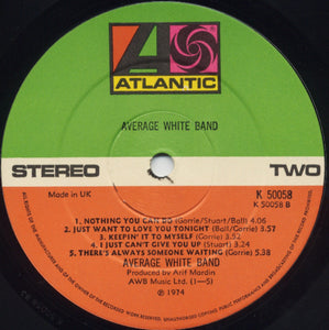 Average White Band : AWB (LP, Album)