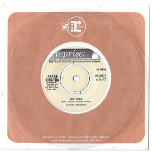 Frank Sinatra : My Way (7", Single)