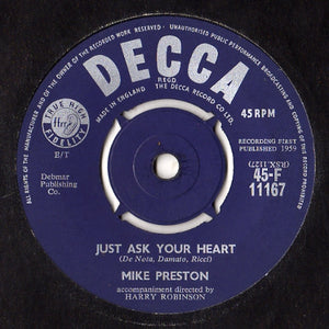 Mike Preston : Mr. Blue (7")