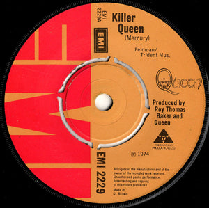 Queen : Killer Queen / Flick Of The Wrist (7", Single)