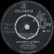 Load image into Gallery viewer, Cliff Richard : Constantly (L&#39;Edera) (7&quot;, Single)

