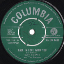 Load image into Gallery viewer, Cliff Richard &amp; The Shadows : Fall In Love With You (7&quot;, Single)
