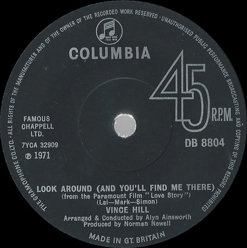 Vince Hill : Look Around (And You'll Find Me There) (7