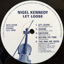 Load image into Gallery viewer, Nigel Kennedy : Let Loose (LP)

