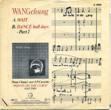 Load image into Gallery viewer, Wang Chung : Wait (7&quot;, Single)
