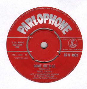 Mike Sarne : Come Outside (7", Single)
