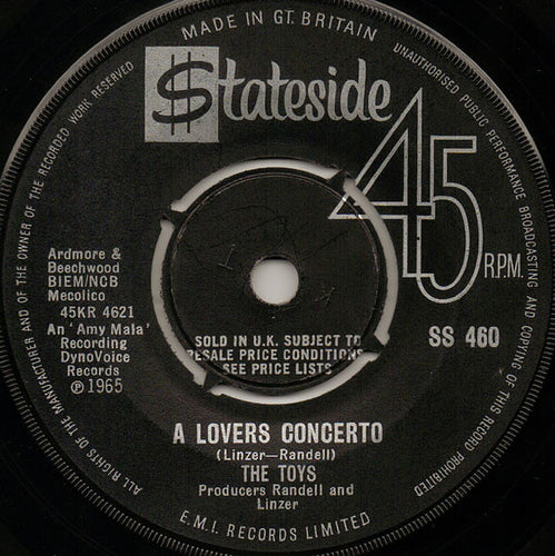 The Toys : A Lovers Concerto (7