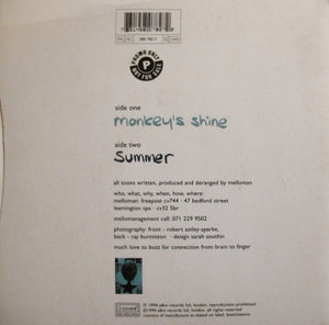 Melloman : Monkey's Shine (7", Single)