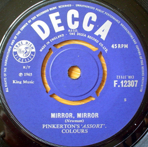Pinkerton's Assorted Colours : Mirror, Mirror (7