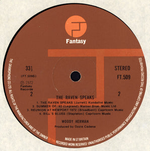 Woody Herman : The Raven Speaks (LP, Album)