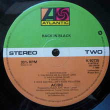 Load image into Gallery viewer, AC/DC : Back In Black (LP, Album)
