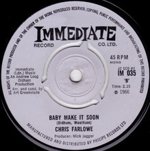 Load image into Gallery viewer, Chris Farlowe : Out Of Time (7&quot;, Single, Mono, 3 P)
