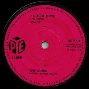 The Kinks : All Day And All Of The Night (7", Single, Sol)