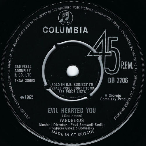 The Yardbirds : Evil Hearted You (7