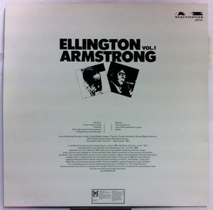 Louis Armstrong & Duke Ellington : Ellington Armstrong Vol. 1 (LP, RE)