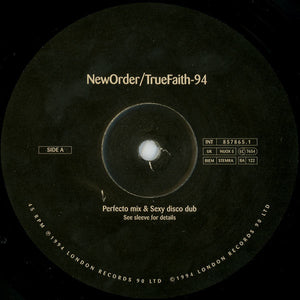 NewOrder* : TrueFaith-94 (12", Single)