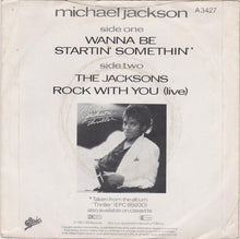 Load image into Gallery viewer, Michael Jackson : Wanna Be Startin&#39; Somethin&#39; (7&quot;, Single, Pap)
