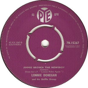 Lonnie Donegan / Lonnie Donegan's Skiffle Group : I Wanna Go Home (The Wreck Of The John "B") / Jimmie Brown The Newsboy (7", Single)