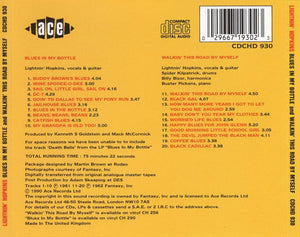 Lightnin' Hopkins : Blues In My Bottle / Walkin' This Road By Myself (CD, Comp)